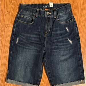 Place Dark Indigo Denim Bermuda Shorts